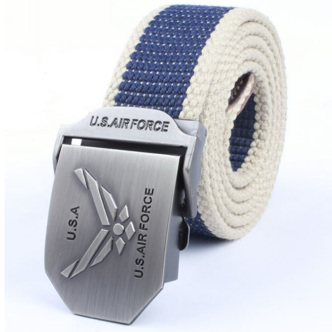 Dây nịt Nam vải Canvas phong cách lính siêu bền đẹp - Dây lưng Nam vải bố USA Khóa luồn kẹp hợp kim không gỉ chắc chắn, tiện dụng, Thắt lưng Nam vải dù