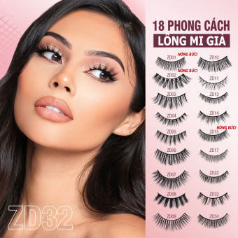 Lông mi giả tự nhiên O.TWO.O không cần keo có thể tái sử dụng tự dính 3 giây 30g cho người mới trang điểm