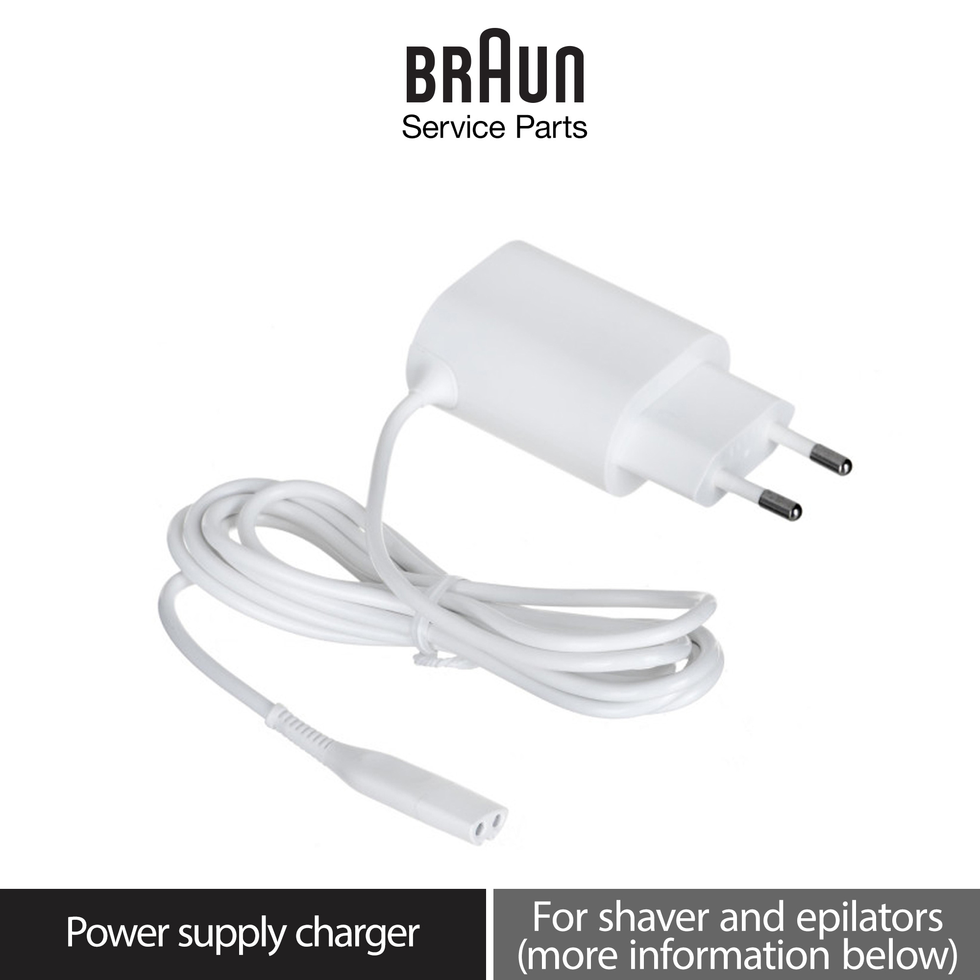 Generic Power Cord for Braun Shaver Series 7 3 5 S3 Charger for Braun  Electric Razor 190/199 Replacement 12V Adapter US Plug @ Best Price Online
