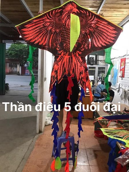 Combo 1 DIỀU PHƯỢNG HOÀNG ,PHỤNG ĐEN, THẦN ĐIÊU 4 ĐUÔI + 3 CUỘN DÂY 30M