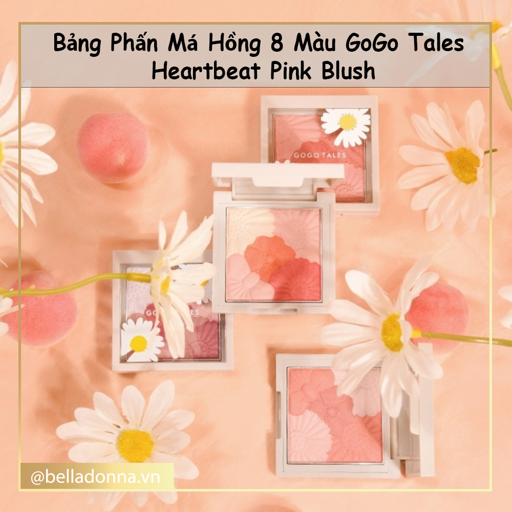 Bảng Phấn Má Hồng GoGo Tales Heartbeat Pink Blush