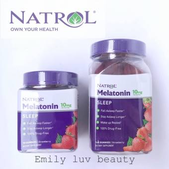 Kẹo dẻo Natrol Melatonin 10mg 90 viên giúp ngủ ngon