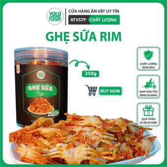 Ghẹ Sữa Rim hộp 250g YOLO FOOD đồ ăn vặt ghẹ rim gia vị thơm giòn đậm vị ATVSTP