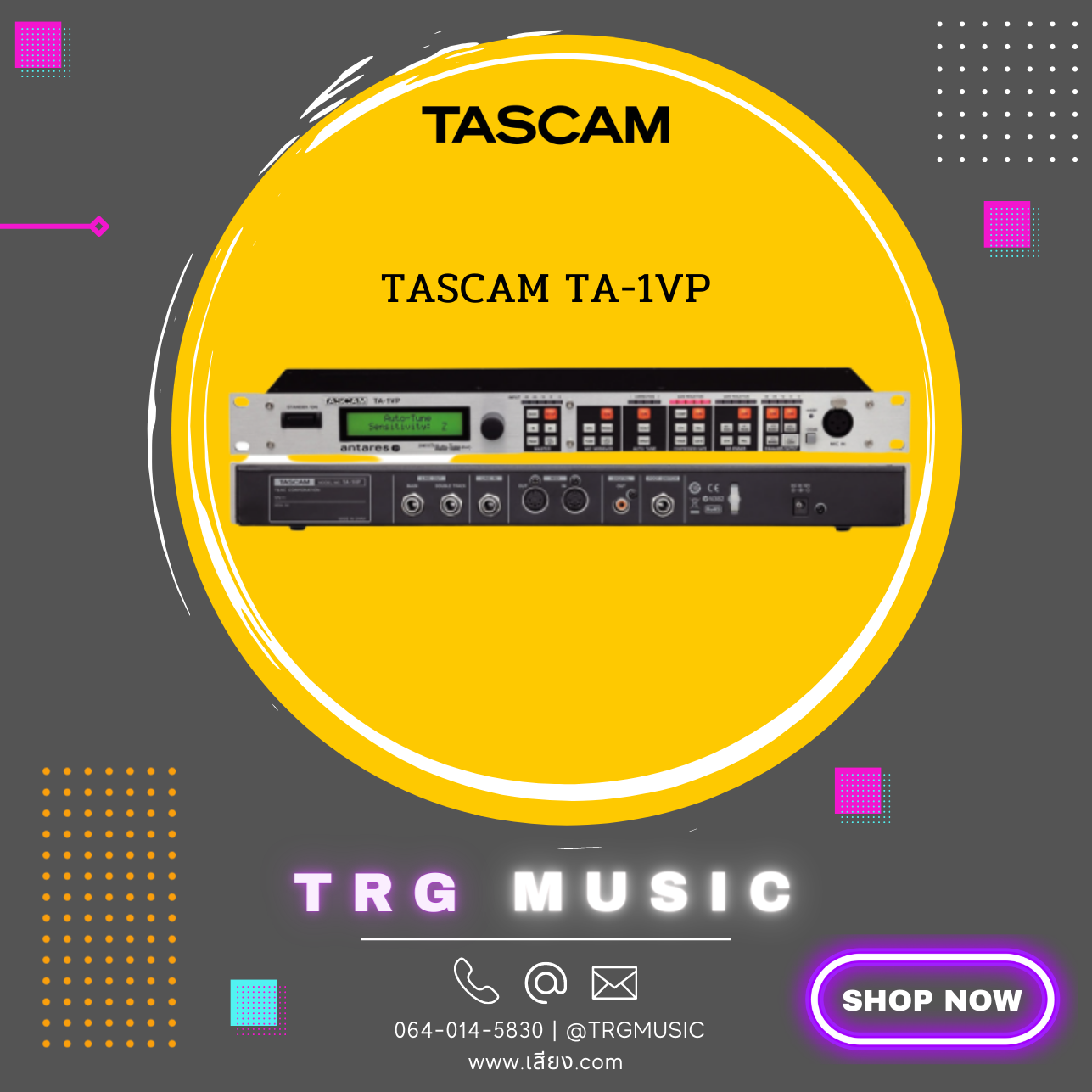 TASCAM TA-1VP Vocal Processor w/ Autotune - Perfect Circuit