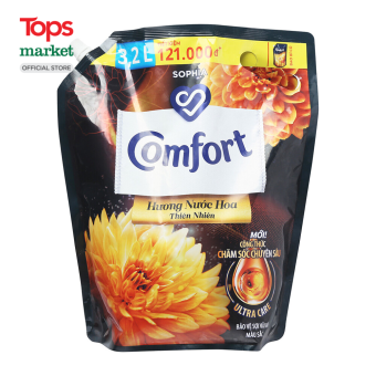 Nước Xả Comfort Giữ Màu 1 Lần Xả Hương Sophia Túi 3.2L - Siêu Thị Tops Market