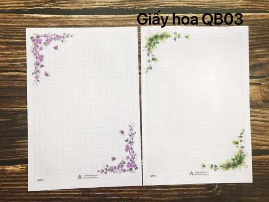 🍀 Combo 50 tờ giấy hoa (mẫu lộn xộn)