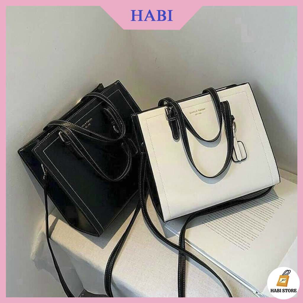 Túi xách tote công sở da đeo chéo nữ M71 kiểu dáng hàn quốc sang chảnh, Túi công sở size to đựng vừa A4
