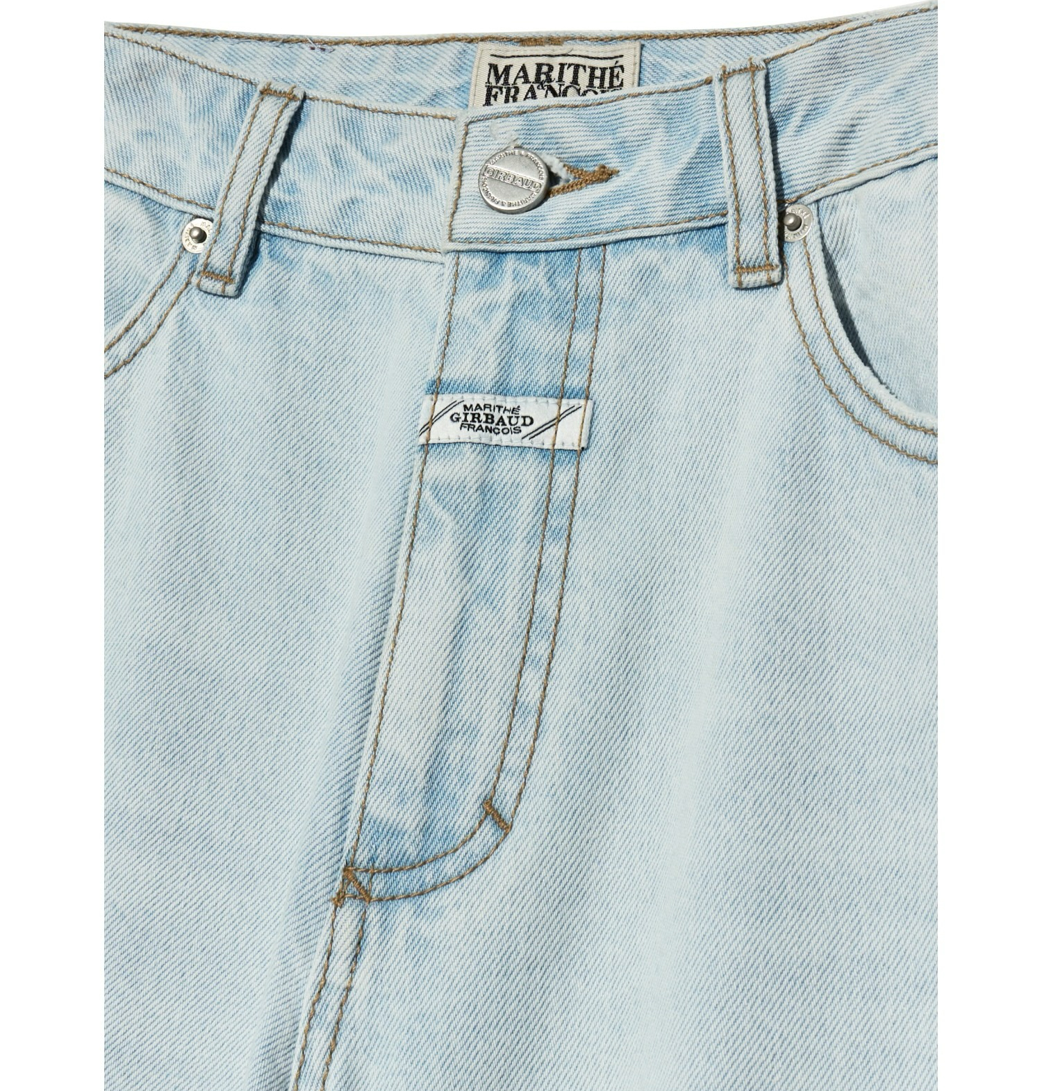 MARITHE FRANCOIS GIRBAUD M Damaged Washing Denim Pants - 2 Colors (2025 New) · v2