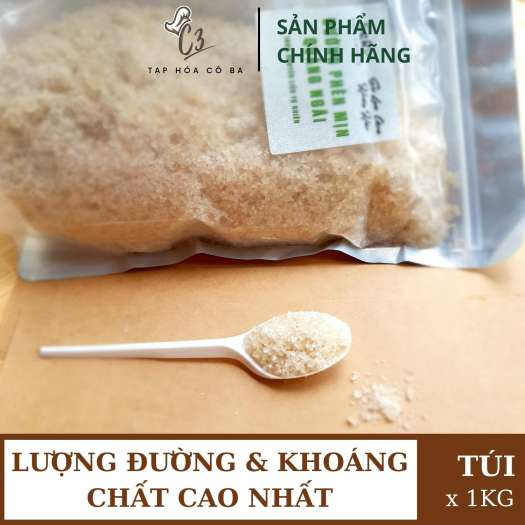 Đường Phèn Vàng Mịn Quảng Ngãi 1Kg - 100% MẬT MÍA - Chưa Qua Quá Trình Tẩy Trắng, Đường Phèn Vàng Mật Mía Chính Gốc Nguyên Chất Viên Nhỏ, Đường Phèn Mật Mía Hũu Cơ, Đường Phèn Nhuyễn Giá Rẻ Chính Gốc Quảng Ngãi Đường Phèn
