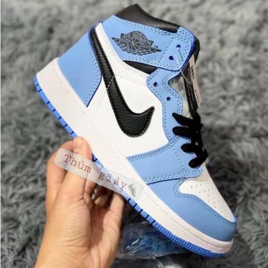 Giày Nike Jordan Cổ Cao Xanh Dương Hàng Cao Cấp