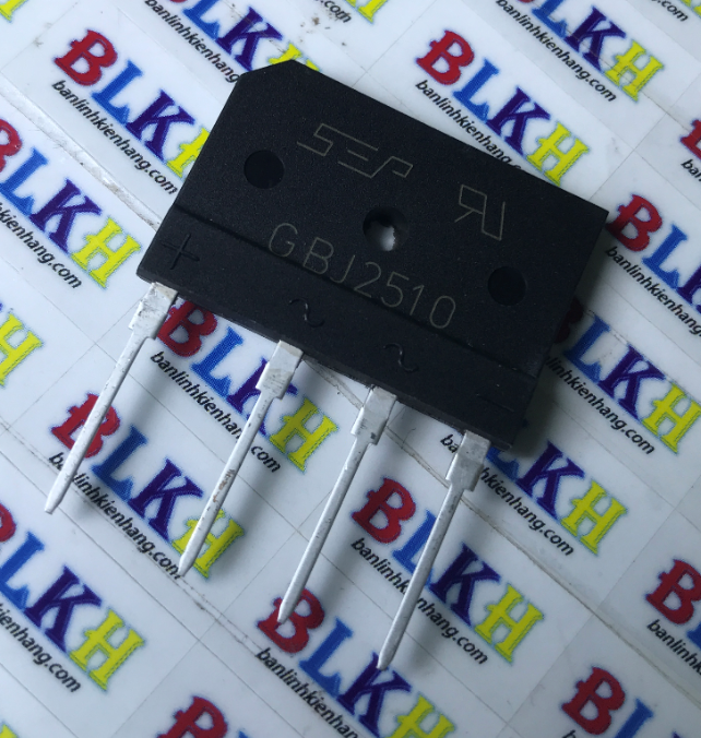 Combo 2 con diode cầu gbj2510 2510 25a 1000v dip-4 chính hãng sep / liteon