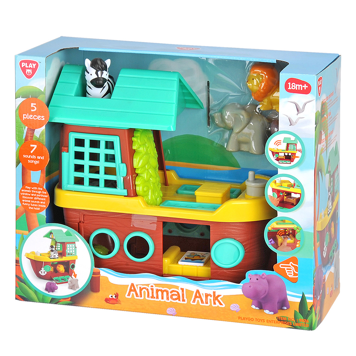 PLAYGOTOYS 9826 ANIMAL ARK ราคา 1,699 บาท*ส่งฟรี