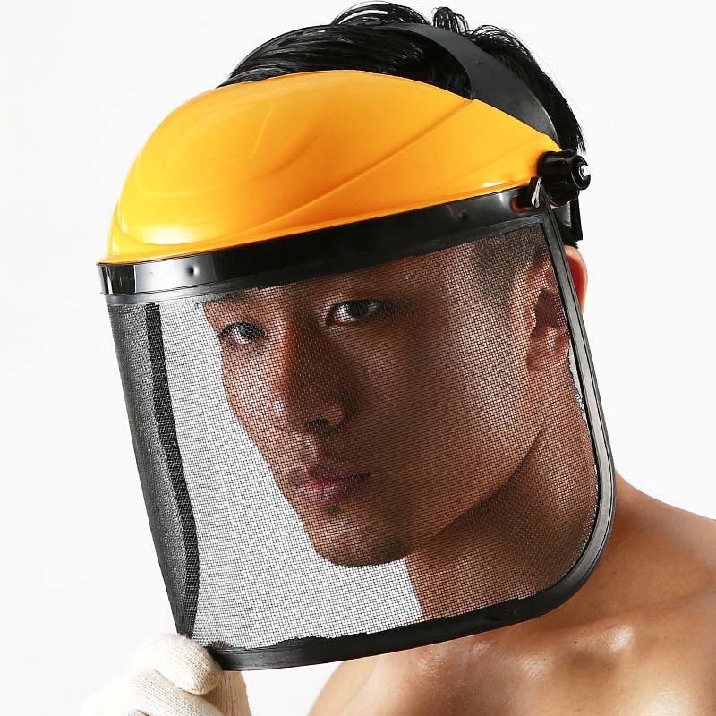 Tấm che mặt bảo vệ máy cắt cỏ tấm chắn cỏ dây sắt hàng đầu tấm chắn lưới thép chống bắn chống va đập m-ask