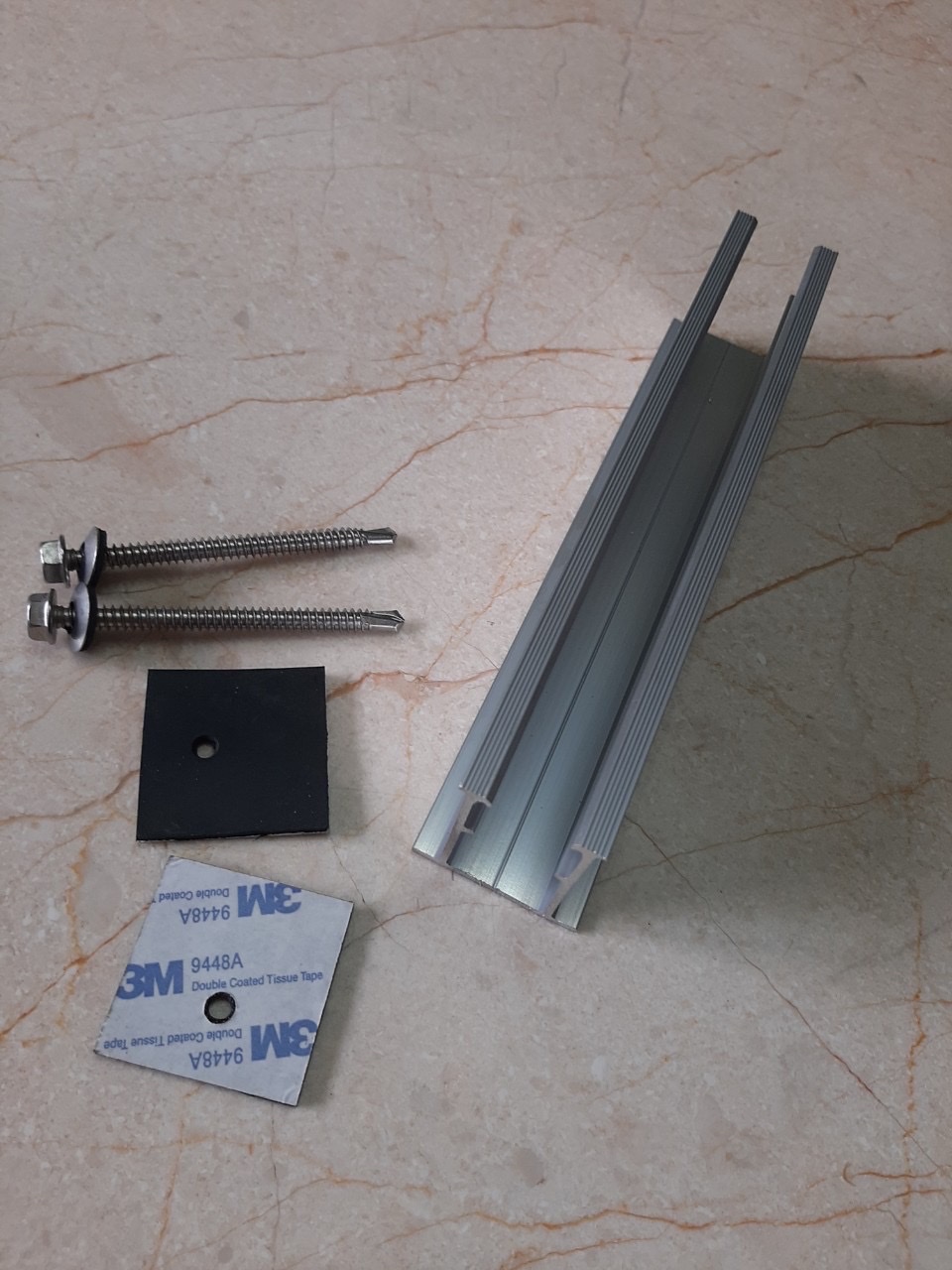 Thanh ray nhôm mini Chuyên dụng cho điện mặt trời