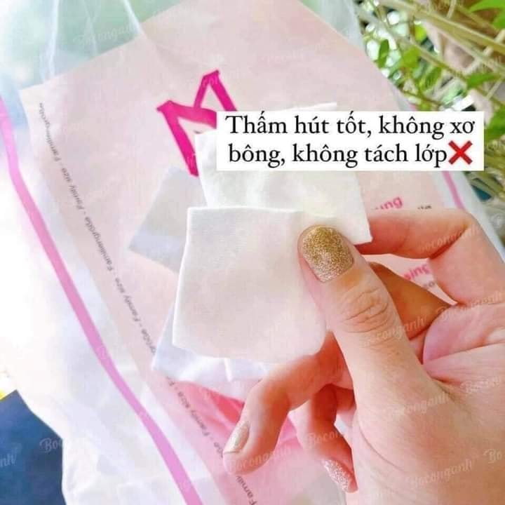 Bông tẩy trang mizido 500 miếng đức