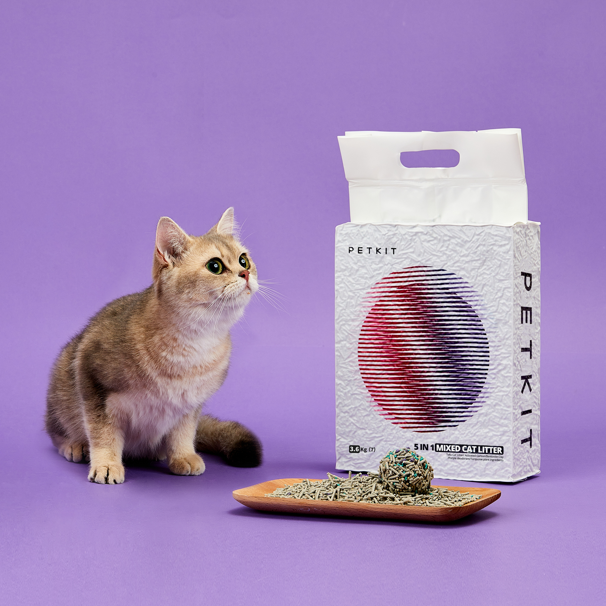 ข้อมูลเพิ่มเติมของ PETKIT Cat Litter ทรายแมว ขนาด 7 ลิตร ทรายแมวสำหรับห้องน้ำแมวอัตโนมัติ M307