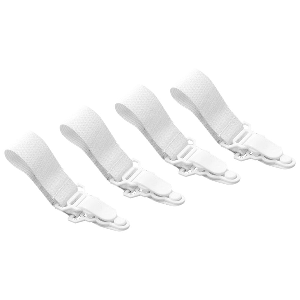 4 BED SHEET GRIPPERS MATTRESS COVER GRIP RUBBER BAND STRAPS LOCKING CLIP  H109