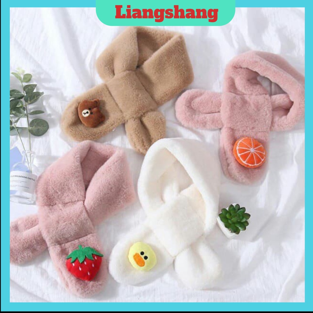 Khăn quàng cổ/khăn lông quàng cổ ấm áp dễ thương cho bé