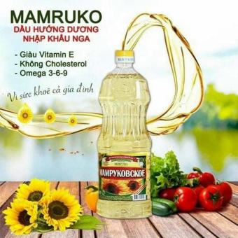 Dầu hướng dương Mamruko Nga 1L date 04/2024