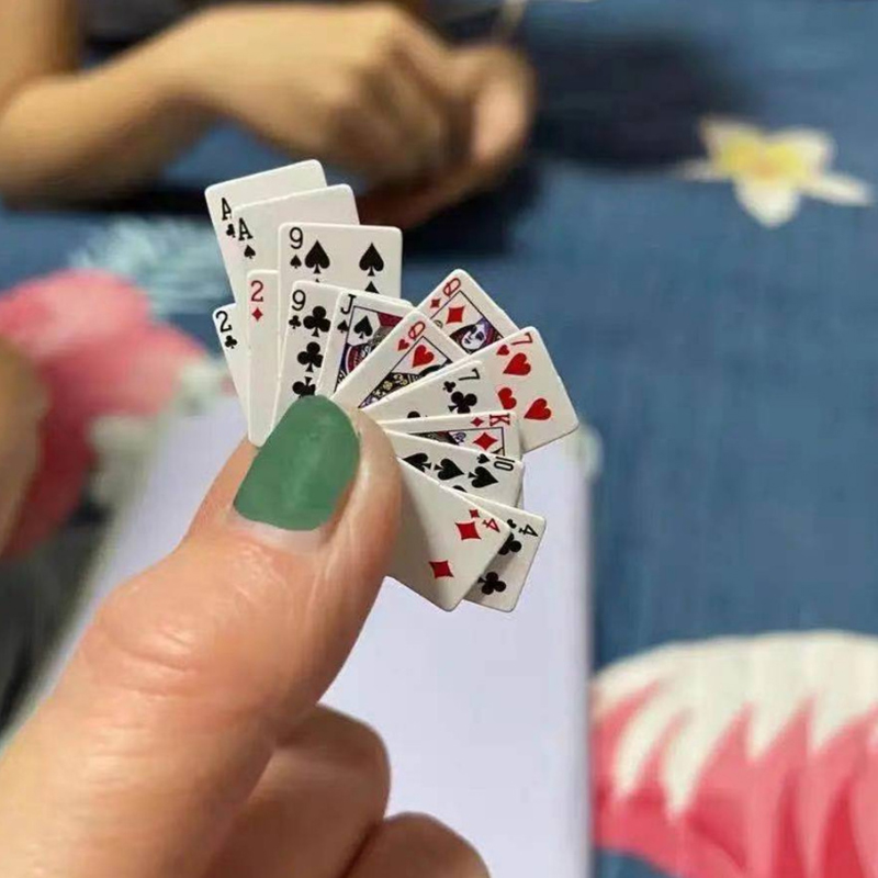 Bộ Bài Mini Bộ Bài Xì Phé Du Lịch Siêu Nhỏ