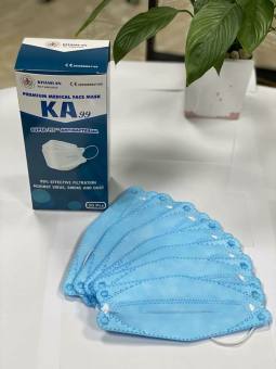 KHẨU TRANG Y TẾ KF94 ,KA99 , 4D HỘP 30 CÁI KHÁNH AN (MÀU XANH)