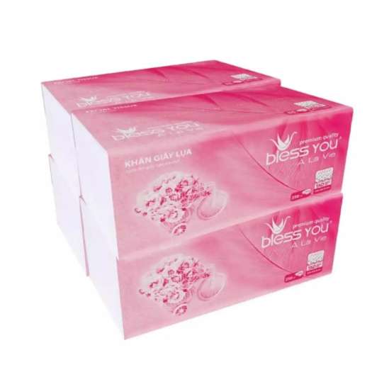 Khăn Giấy Rút Bless You À La Vie 250Tờ