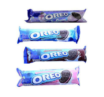 Bánh quy nhân kem Oreo các loại gói 133g