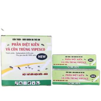Phấn Kiến hộp 2 viên - phấn kiến viên diệt kiến an toàn cho người sử dụng