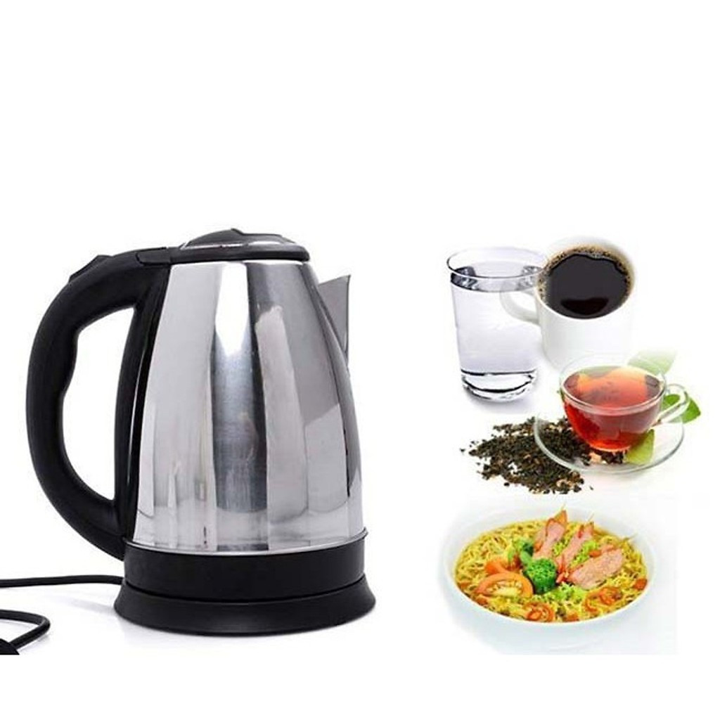 Ấm Siêu Tốc Inox 1,8 Lít Electric Kettle - ấm siêu tốc - bình siêu tốc - ấm đun siêu tốc - bình đun siêu tốc - ấm siêu tốc chính hãng - ấm đun nước