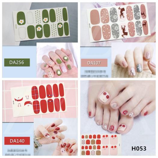 Combo 2 bộ miếng dán móng tay nail+1 bộ miếng dán móng chân đẹp - Combo miếng dán móng tay 3D nail sticker miếng dán móng tay dễ thương cute miếng dán móng tay chân rẻ đẹp đồ dán móng CB884