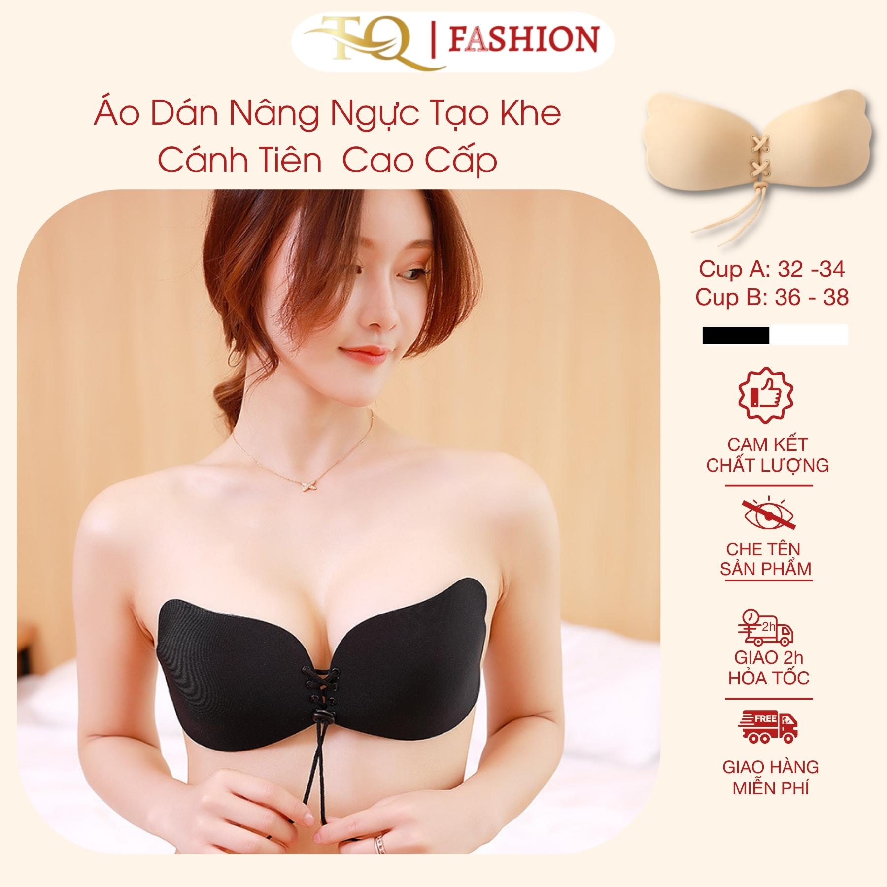 Áo Dán Ngực Cánh Tiên TQFASHIon- [DANNGUC] Dán Ngực Tạo Khe Nâng Ngực - Đồ Lót Nữ SG-nội y cao cấp