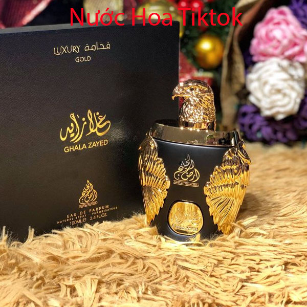 Nước Hoa Nam Ghala Zayed Luxury Gold quý tộc lịch lãm, Nước Hoa Dubai Đại Bàng mạnh mẽ, Nước Hoa Tiktok Uy Tín - Đẳng Cấp