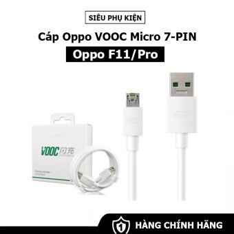 Cáp Sạc Nhanh VOOC OPPO F11/ F11 Pro - Micro-USB 7 PIN