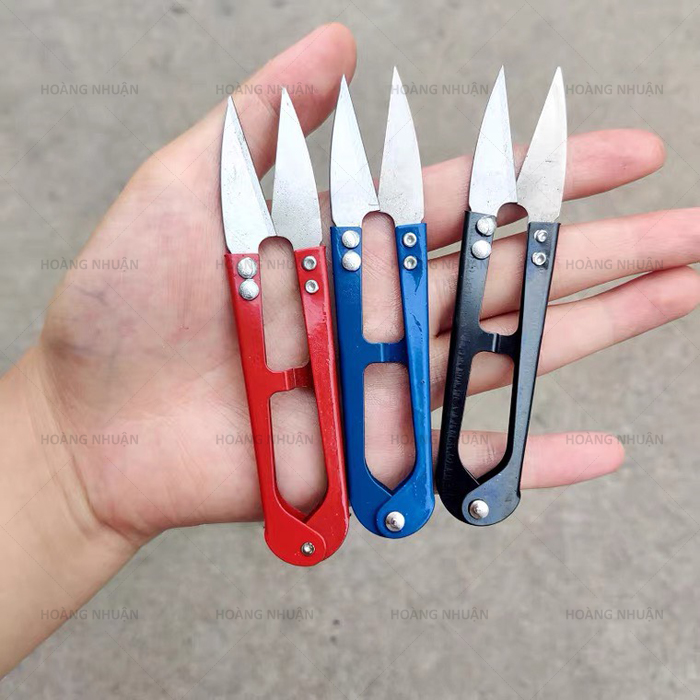 Kéo cắt chỉ sắt có 3 màu 12 cây 1 vỉ mgs