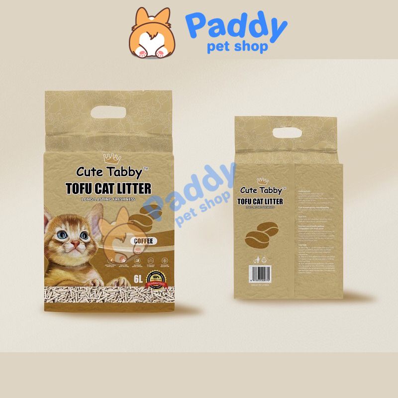 Cát Đậu Nành Tabby Tofu Siêu Hút Mùi & Tiết Kiệm (6L)