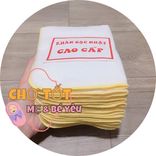 10 Khăn Sữa Cho Bé 5 Lớp Khăn Xô Sữa Khăn Gạc Nhật Cao Cấp Cỡ Lớn (khăn sữa cho bé loại dầy đẹp mềm mịn thấm nước)