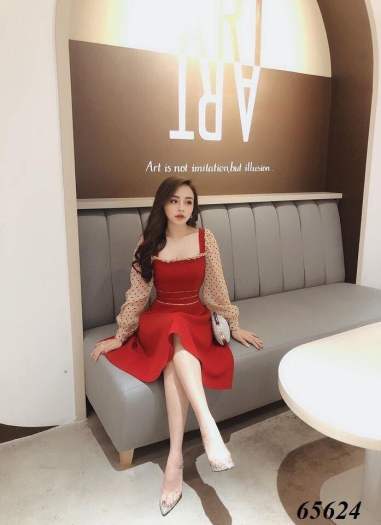 ĐẦM XÒE DỰ TIỆC PHỐI VOAN CHẤM BI SANG TRỌNG