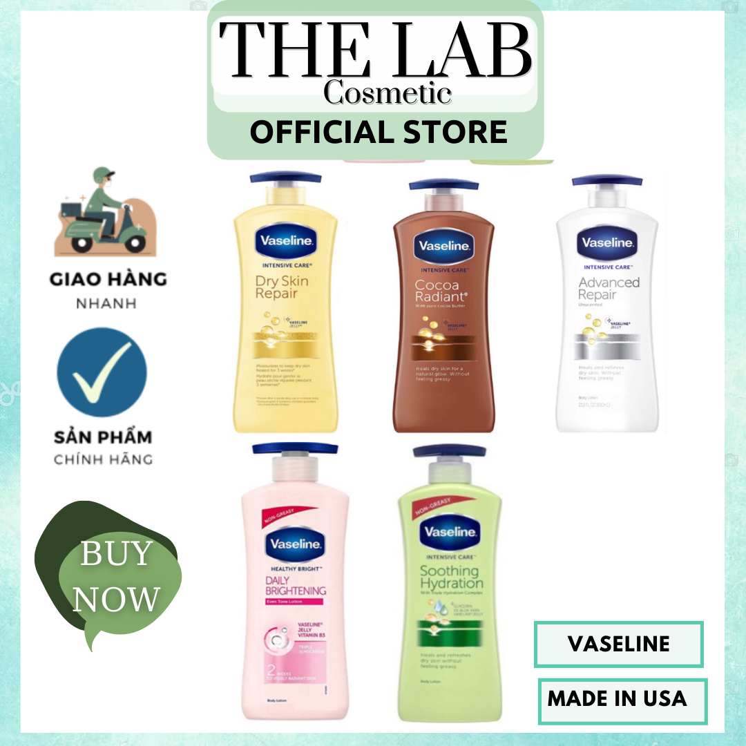 Sữa dưỡng thể vaseline healthy white uv lightening