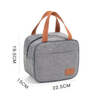 Lunch Bag Thermal Bag Multifunctional Large Capacity Bag Waterproof Oxford Portable Zipper Warm Picnic Food Lunch Bag