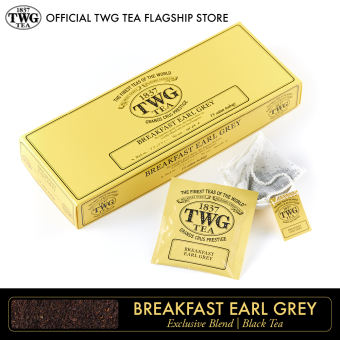 Trà TWG Tea - Breakfast Earl Grey Tea (2.5g x 15 túi lọc) | Trà Đen