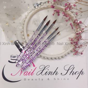 Set 5 cọ nặn hoa bột cọ nặn hoa đắp móng vẽ móng bột phụ kiện nail chuyên dụng nail salon