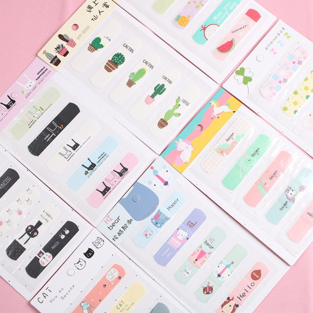 Băng keo cá nhân cute - vỉ 5 miếng