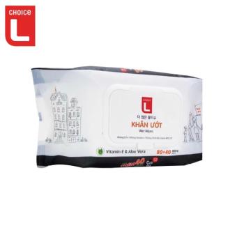 KHĂN ƯỚT GIA ĐÌNH 120 MIẾNG CHOICE L LOTTE