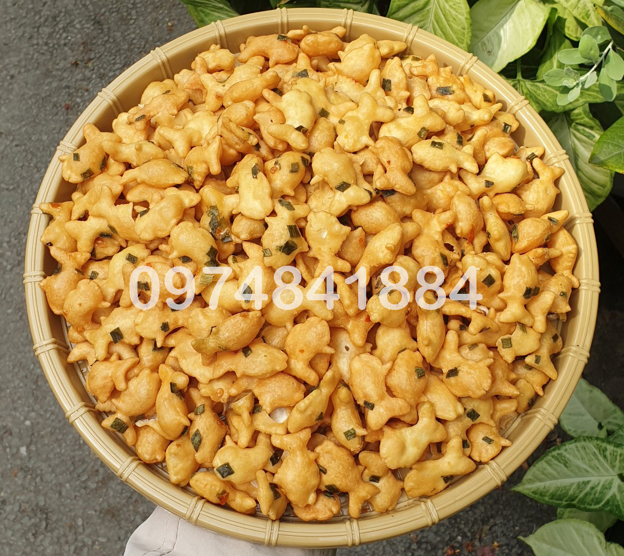 BÁNH CÁ MẮM HÀNH 500G - đồ ăn vặt