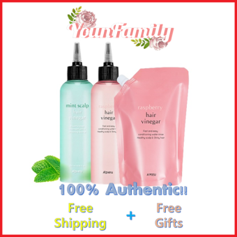 Hair Vinegar 200ml Raspberry/Raspberry Refill/Mint Scalp