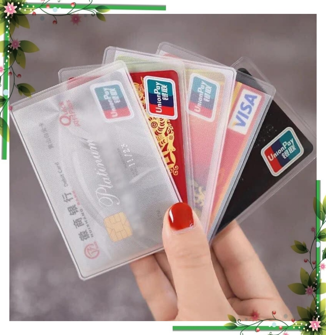 Set 4 bao đựng thẻ ngân hàng atm-cccd
