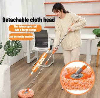 Chổi lau nhà, lâu tường hình tròn dài 180cm. Xoay linh hoạt, vắt kiệt nước, tiện ích cho gia đình (MA-04)