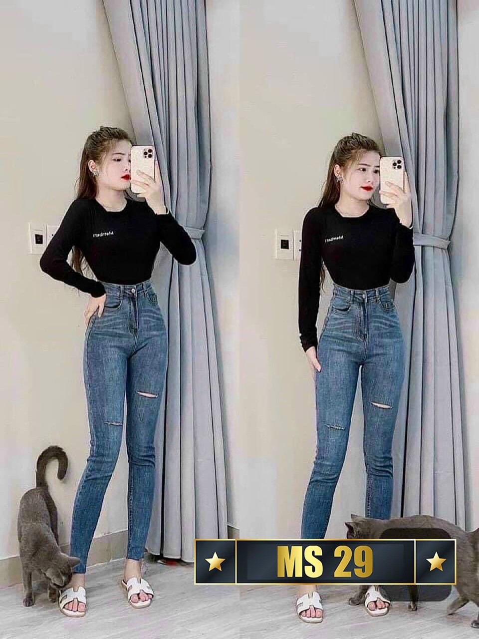 [CAM KẾT Y HÌNH]quần jean nữ cao cấp win 268 màu xanh sáng MẪU MỚI NHẤT M29 AN NHIÊN STORE thiết kế lai quần thời trang tua sợi siêu hót đơn giản trẻ trung hiện đại phong cách hàn quốc thời trang AN NHIÊN STORE 9999 AN79120