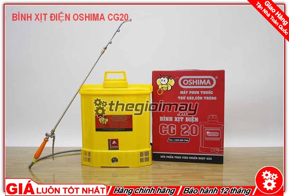 Bình xịt điện oshima CG 20