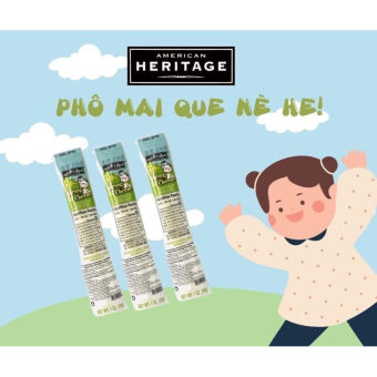 Phô mai que kéo sợi American Heritage String Mozzarella USA